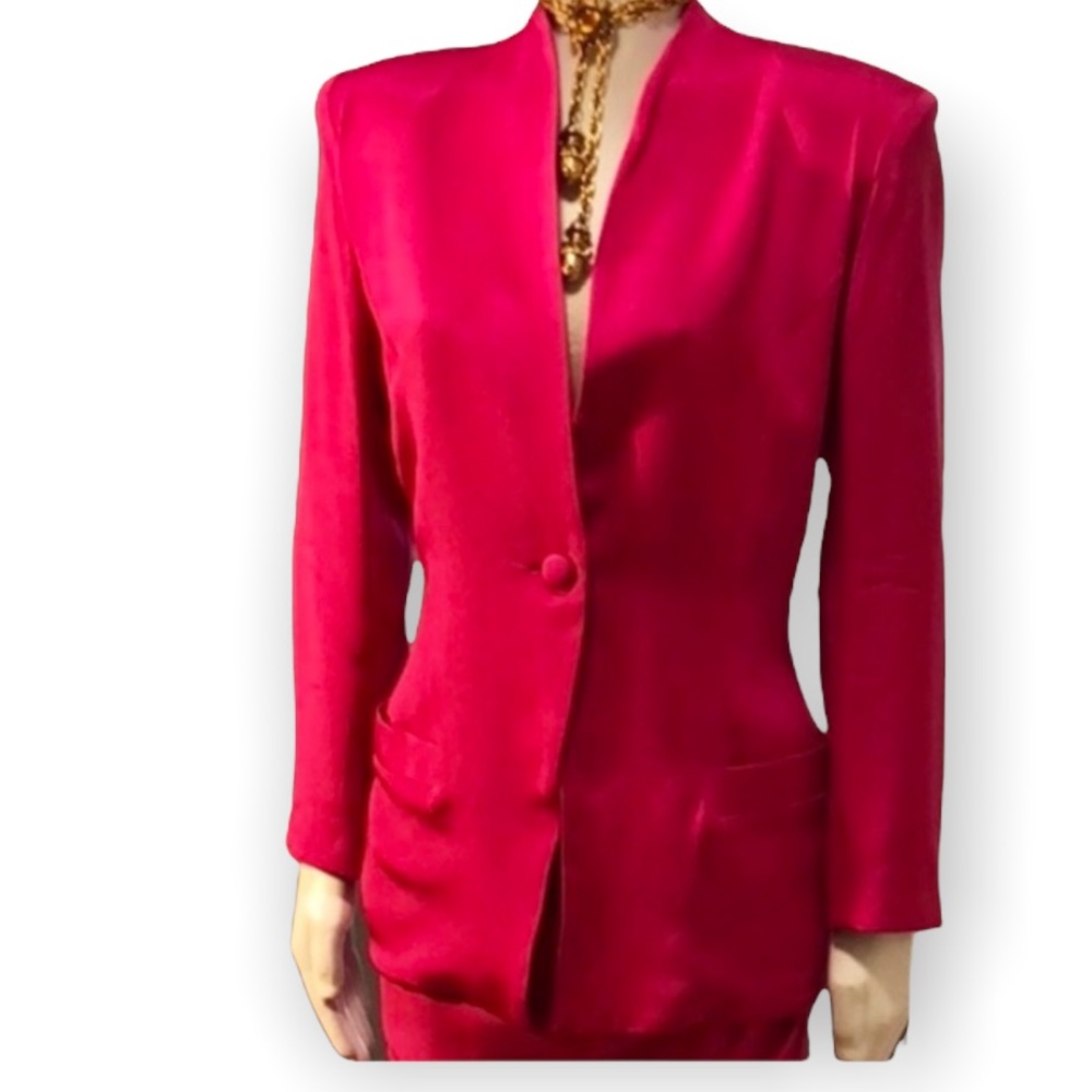 Vintage Flora Kung silk jacket